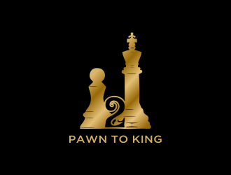 Pawn 2 King Clothing Brand logo design by Mahrein