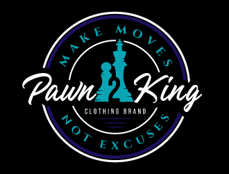 Pawn 2 King Clothing Brand logo design by akilis13