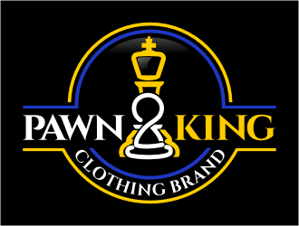 Pawn 2 King Clothing Brand logo design by rgb1