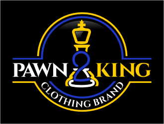 Pawn 2 King Clothing Brand logo design by rgb1