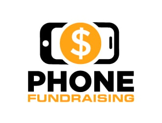 Phone Fundraising logo design by ORPiXELSTUDIOS