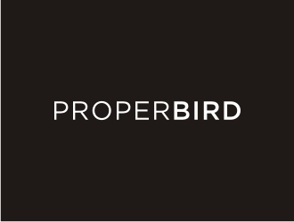 ProperBird logo design by Artomoro
