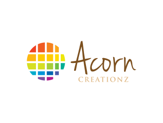 Acorn Creationz logo design by BlessedArt