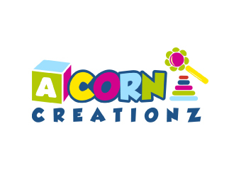 Acorn Creationz logo design by ElonStark