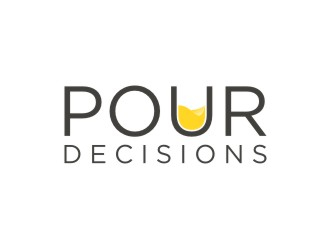 Pour Decisions  logo design by sabyan