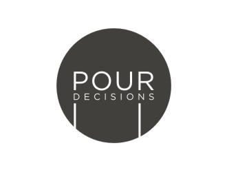Pour Decisions  logo design by sabyan