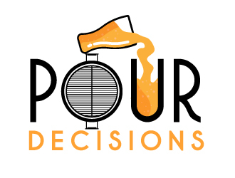 Pour Decisions  logo design by logographix