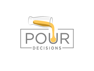 Pour Decisions  logo design by sakarep