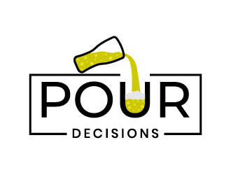 Pour Decisions  logo design by d1ckhauz