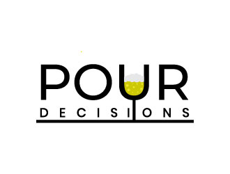 Pour Decisions  logo design by d1ckhauz