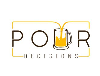 Pour Decisions  logo design by veron
