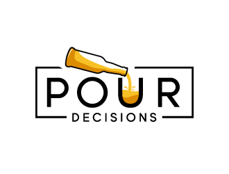 Pour Decisions  logo design by bluespix