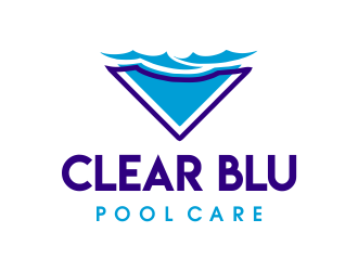 Clear BLU Pool Care logo design by JessicaLopes