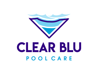 Clear BLU Pool Care logo design by JessicaLopes