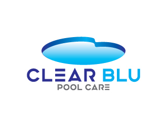 Clear BLU Pool Care logo design by lokiasan