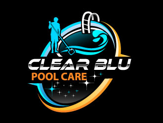 Clear BLU Pool Care logo design by Suvendu