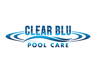 Clear BLU Pool Care logo design by SteveQ