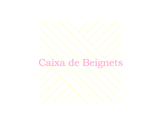 Caixa de Beignets logo design by Shina