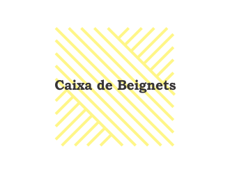 Caixa de Beignets logo design by Shina