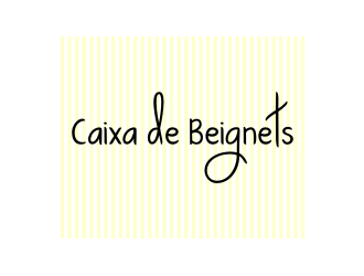 Caixa de Beignets logo design by Zhafir