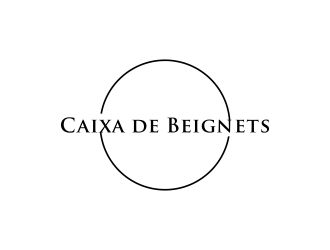 Caixa de Beignets logo design by BlessedArt