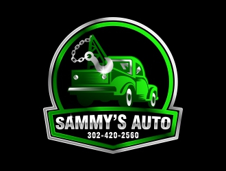 Sammy’s Auto logo design by DMC_Studio