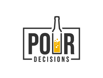 Pour Decisions  logo design by denfransko