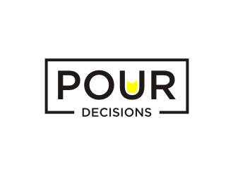 Pour Decisions  logo design by vostre