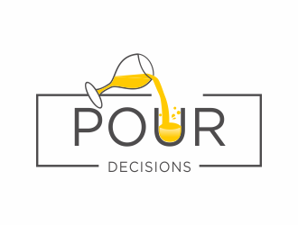 Pour Decisions  logo design by santrie