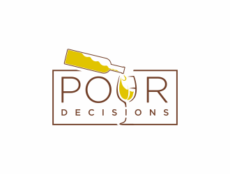 Pour Decisions  logo design by Mahrein