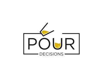 Pour Decisions  logo design by Humhum