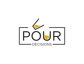 Pour Decisions  logo design by Humhum