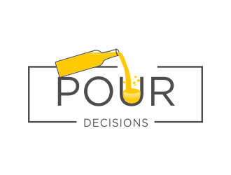 Pour Decisions  logo design by santrie