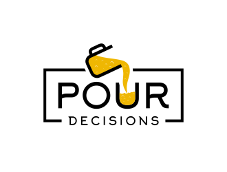 Pour Decisions  logo design by ubai popi