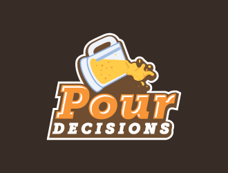 Pour Decisions  logo design by pencilhand