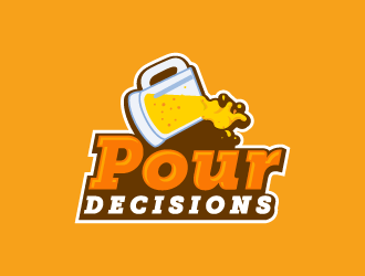 Pour Decisions  logo design by pencilhand