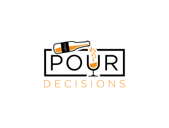 Pour Decisions  logo design by zeta