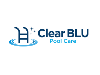 Clear BLU Pool Care logo design by M J
