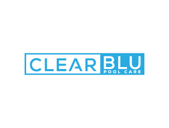 Clear BLU Pool Care logo design by pencilhand