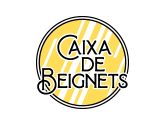 Caixa de Beignets logo design by jonggol