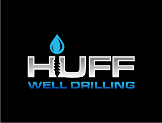 Huff Well Drilling logo design by lintinganarto