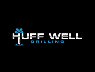 Huff Well Drilling logo design by rizuki