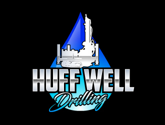 Huff Well Drilling logo design by uttam