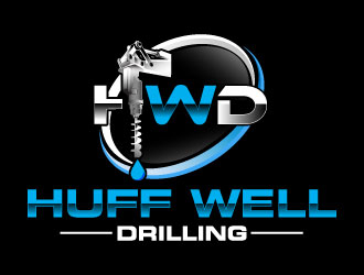 Huff Well Drilling logo design by Suvendu