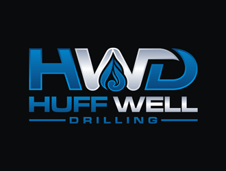 Huff Well Drilling logo design by Rizqy