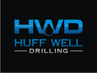 Huff Well Drilling logo design by mbamboex