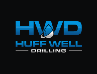 Huff Well Drilling logo design by mbamboex