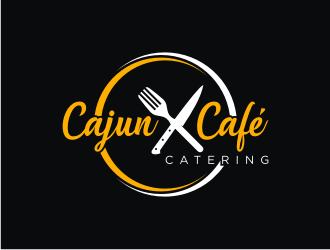 Cajun Café Catering logo design by mbamboex