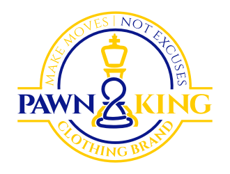 Pawn 2 King Clothing Brand logo design by rgb1