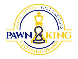 Pawn 2 King Clothing Brand logo design by rgb1
